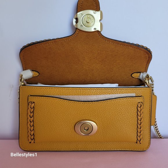 COACH Small Tabby Chain Clutch With Braided Trim & Matching Small Card Case SET⭐ - Picture 11 of 16